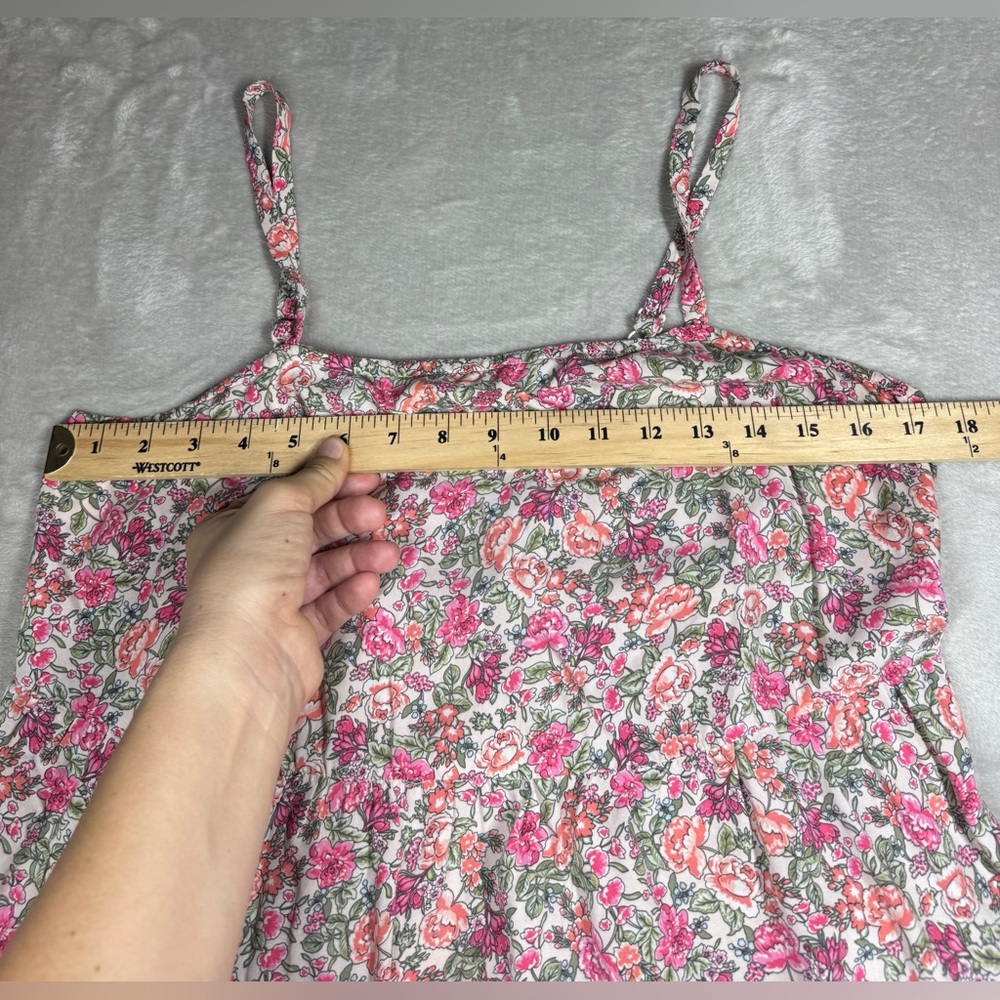 Old Navy Pink Floral Spaghetti-Strap Mini Dress - Picture 8 of 16